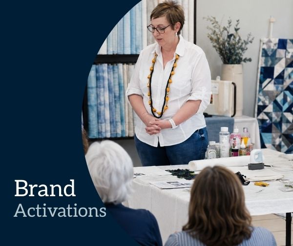 Brand activations Embroidery Workshop